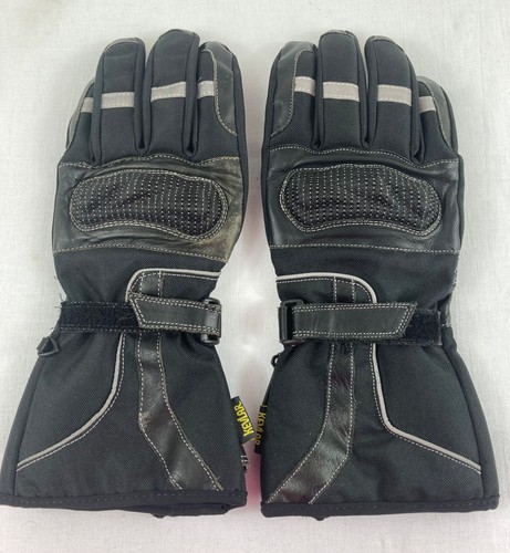 Crane motorcycle gloves - crane, black