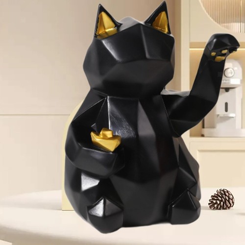 Cat resin figurine - cat, sculpture