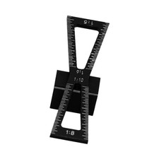 Dovetail Marker Guide Woodworking Aluminum Alloy Scribing Dovetail Marking Jig