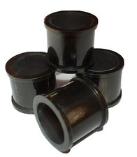 BEADED BUFFALO HORN COLLARS Choice 21mm, 23mm or 25mm i/d. Walking Stick Making.