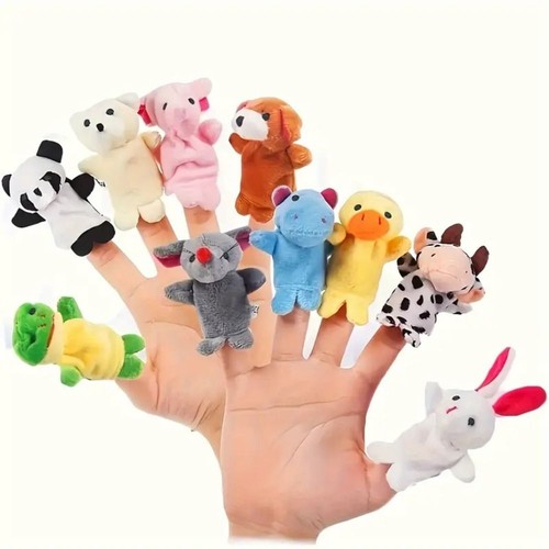 10pcs cute animal finger - 10pcs,