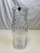 Waterford Crystal Thomas Jefferson America's Heritage Hurricane Lamp Shade Only
