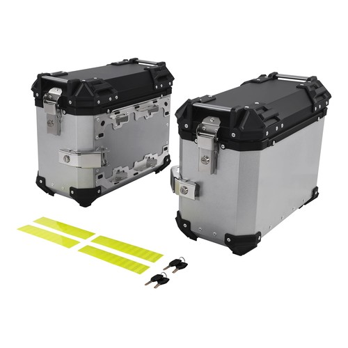 36l aluminum saddlebag - aluminum,