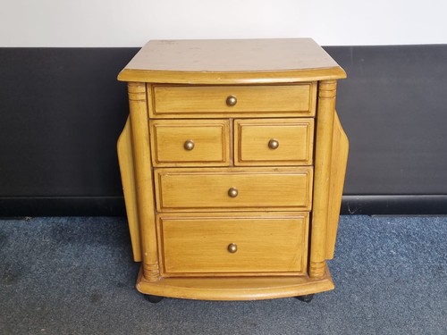 Wooden drawer chest - wooden, storage