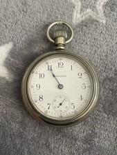 LARGE ANTIQUE WALTHAM POCKET