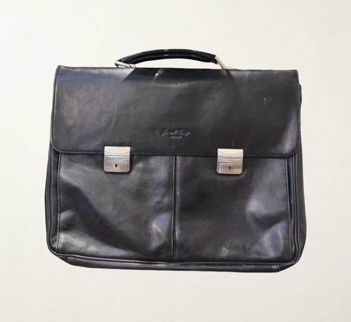 Vintage black leather - black, lockable