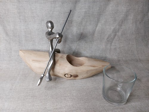 Handcrafted aluminium man - handcrafted,