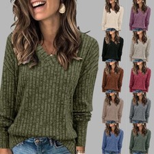 Ladies Jumper Tops Knitted