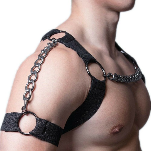 New men stretch - leather, band