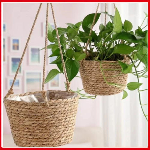 Macrame plant hanger - macrame,