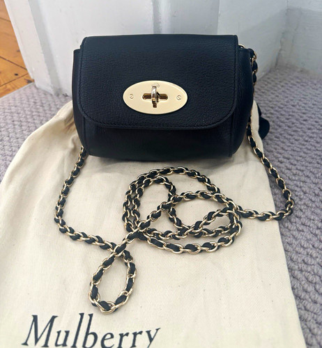 Mulberry black mini lily bag - mulberry,