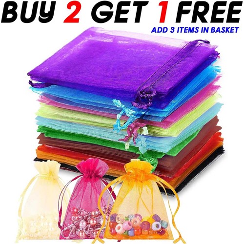 100pcs organza gift bags - 50-100pcs,