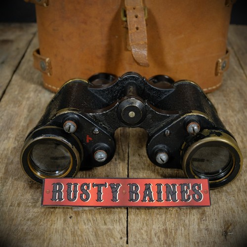 Vintage military binoculars - military,