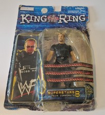 Jakks Pacific WWE WWF King of The Ring Big Boss Man Wrestling Figure Rear In Box