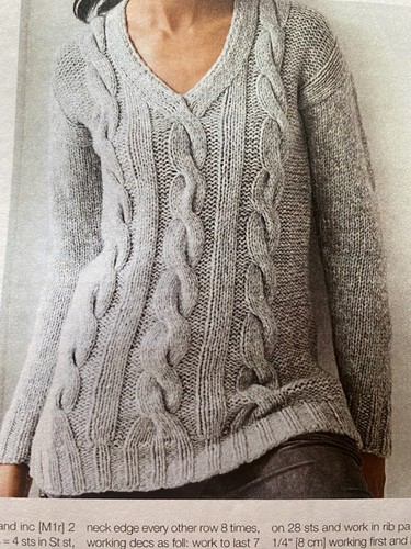 Aran hand knitted - hand, neck
