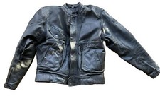Belstaff Leather Biker Jacket Vintage Mens Medium & Zip In Belstaff Warm Liner