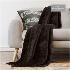  Faux Fur Fleece Throw Soft Warm Mink Large Sofa Bed Blanket Single Double King 