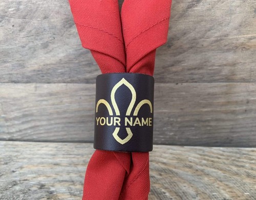 Personalised leather scout - leather,