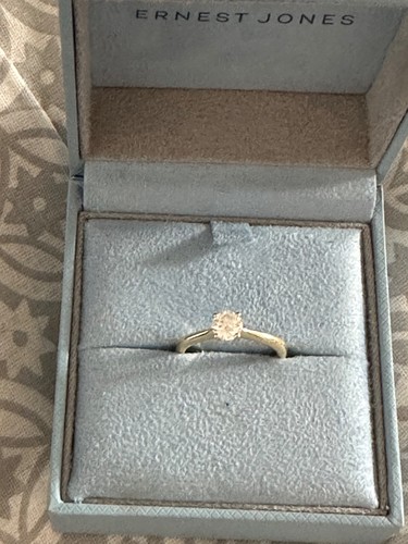 18ct gold engagement - , ring