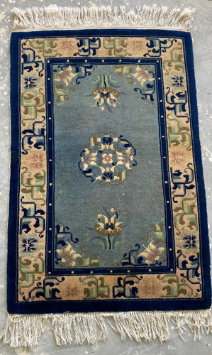 Vintage hand knotted chinese - hand-knotted,