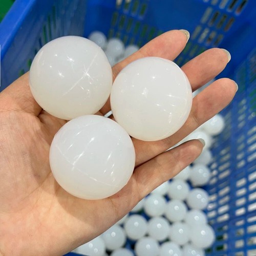 White solid silicone ball - solid,