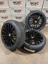 set of 20” alloy wheels &