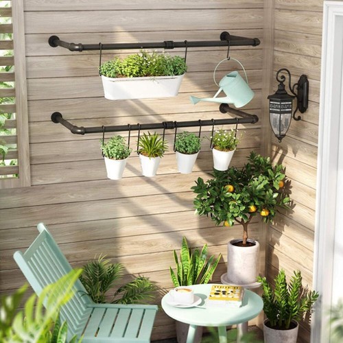 Industrial pipe clothes rack - clothes,