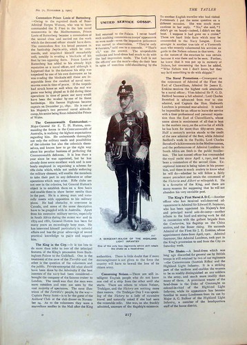 Antique print sergeant major - sergeant,