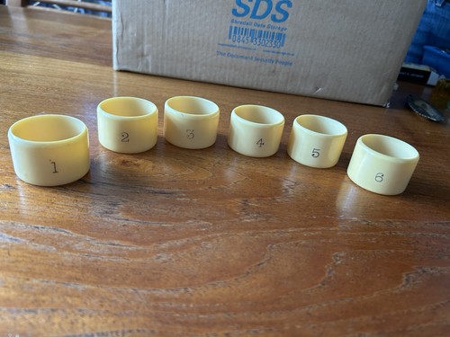 Vintage napkin rings set - set, 6