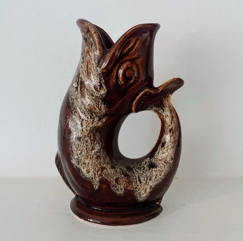 Fosters pottery fish gluggle - pottery,