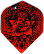 Target RED ROSE INK Dart Flights: 3 per set