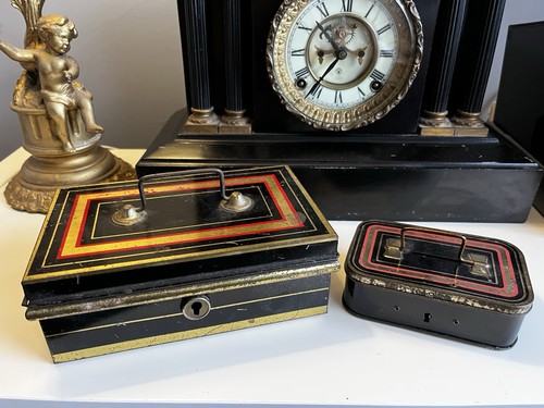 Vintage black red gold - vintage,