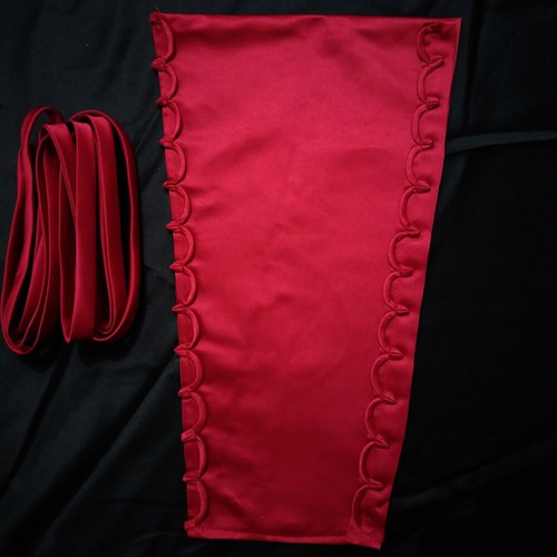 3pcs set satin corset kit - 1,