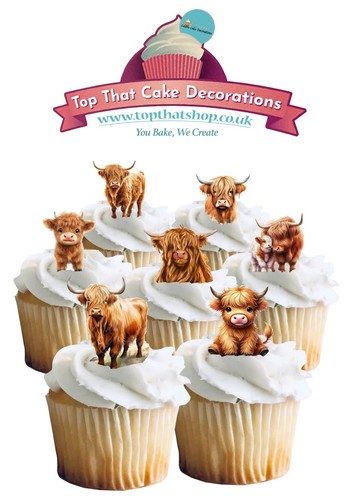 Cake toppers highland - highland, cow