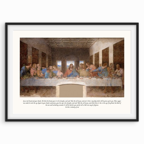 The last supper print - the,