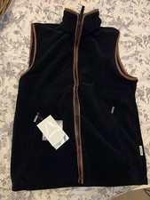 Schoffel Oakham Navy Fleece Gilet - Size 46