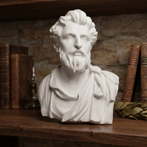 Marcus aurelius bust sculpture - aurelius,