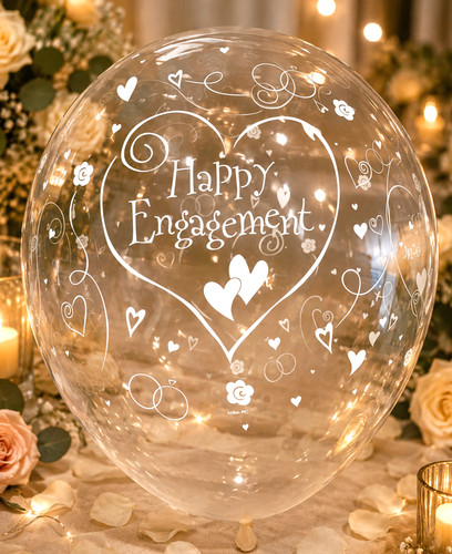 Engagement balloons clear - engagement, /