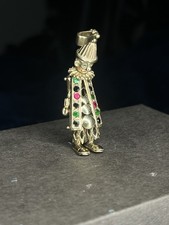 Solid 9ct Gold Clown Pendant