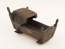 Antique English Oak Doll Cot