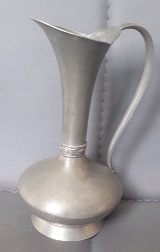 Vintage norwegian pewter - norwegian, vase