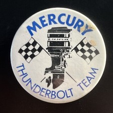 Mercury Thunderbolt Team Badge Outboard Motor RARE