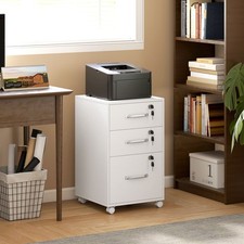 Mobile Filing Cabinet with 3