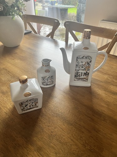Gin tea set teapot milk - gin, and