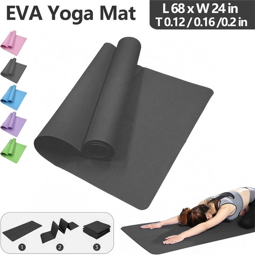 Foldable yoga mat eco friendly - foldable,