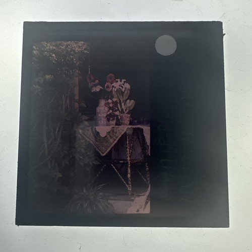 Antique magic lantern slide - magic,
