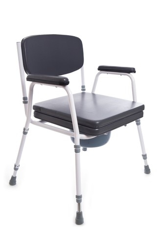 Commode chair with - commode, comfort