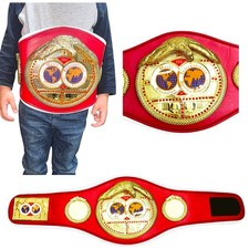 New IBF Mini And Boxing Championship Belt Replica Children Belt Leather Kids IBF