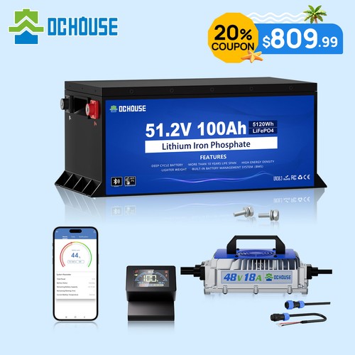 House 48v 100ah metal - dc, case
