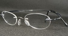 Silhouette 6511 Dark Silver /Black /Clear UNIQUE RARE EYEGLASSES GLASSES 45-20mm